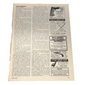 1962 Gun Cannon Magazine Ads Fitz Chambering Reamers Intl Firearms Carbide